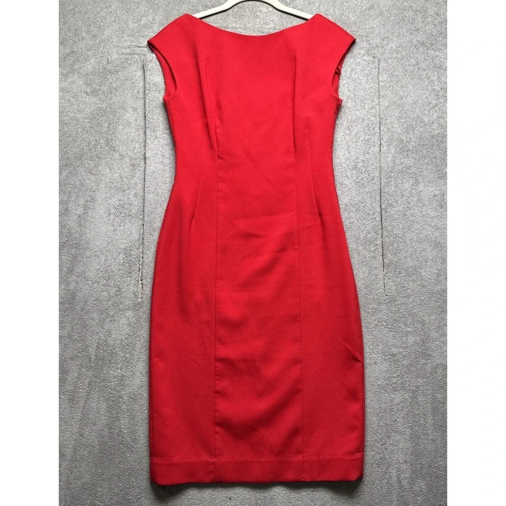 Maeve Anthropologie Red Sleeveless Sheath Dress Women's 6 Date Night Party - Picture 1 of 7